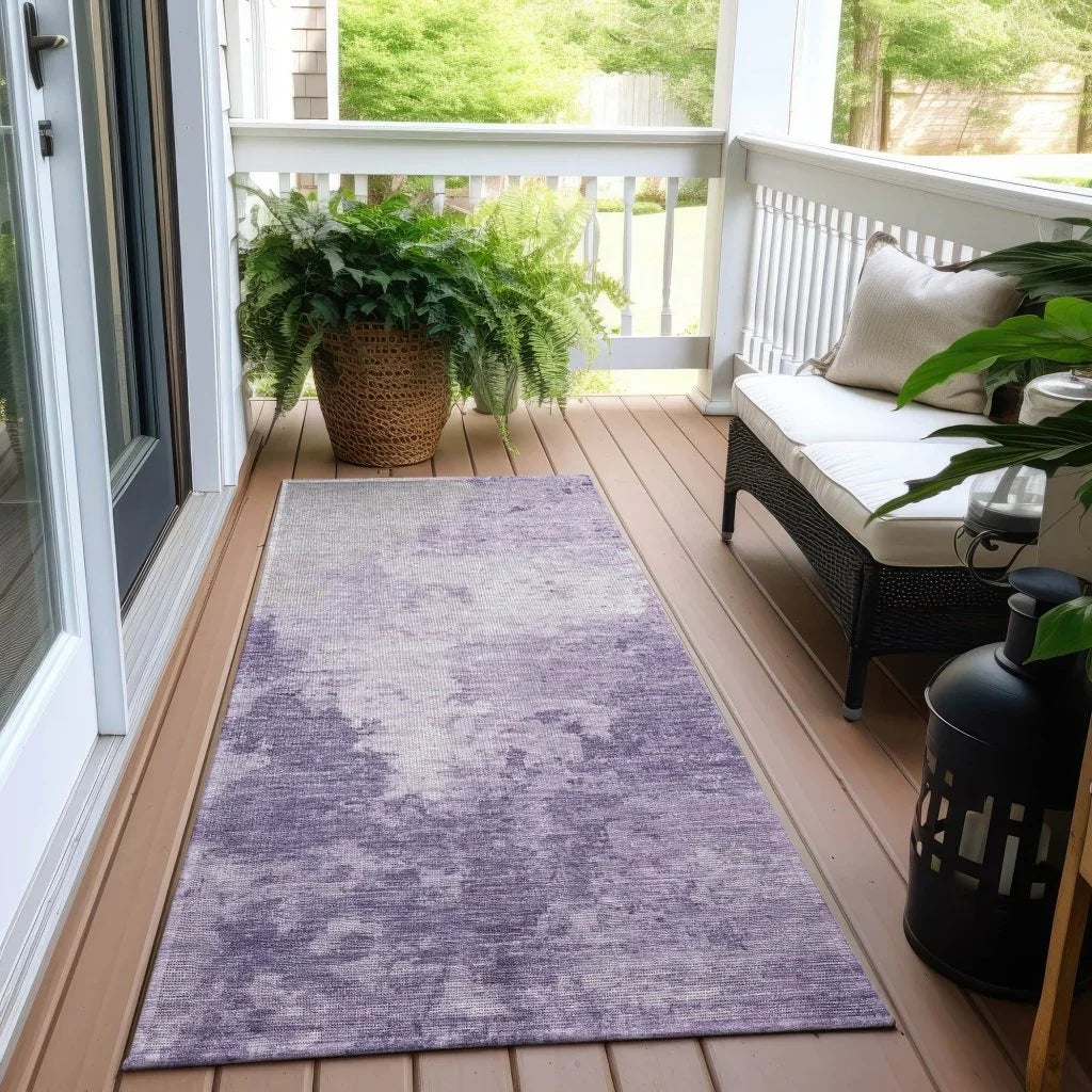 Bravari Purple Washable Indoor - Outdoor Rug - LOOMLAN - LOOMLAN Rugs - Outdoor Rugs