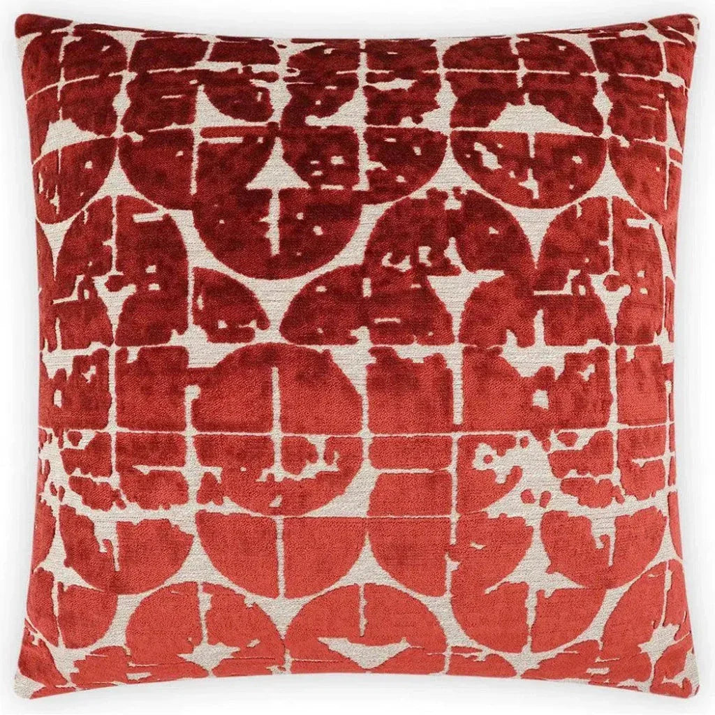 Bravura Sienna Red Throw Pillow With Insert - LOOMLAN - D.V. Kap - Throw Pillows