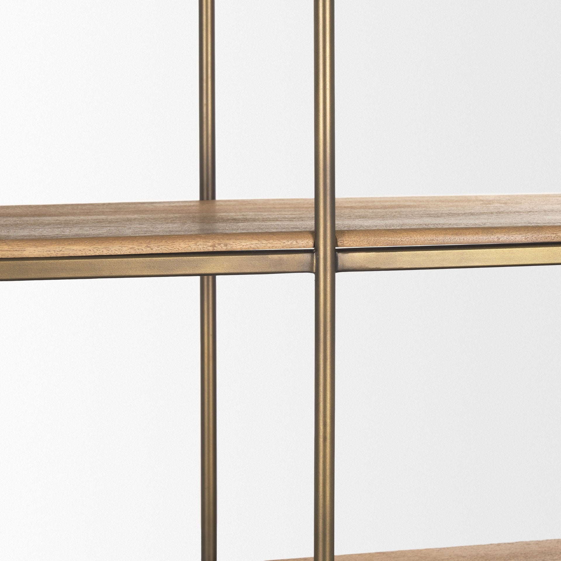 Braxton Light Brown Wood Shelving Unit-Etageres-Mercana-LOOMLAN