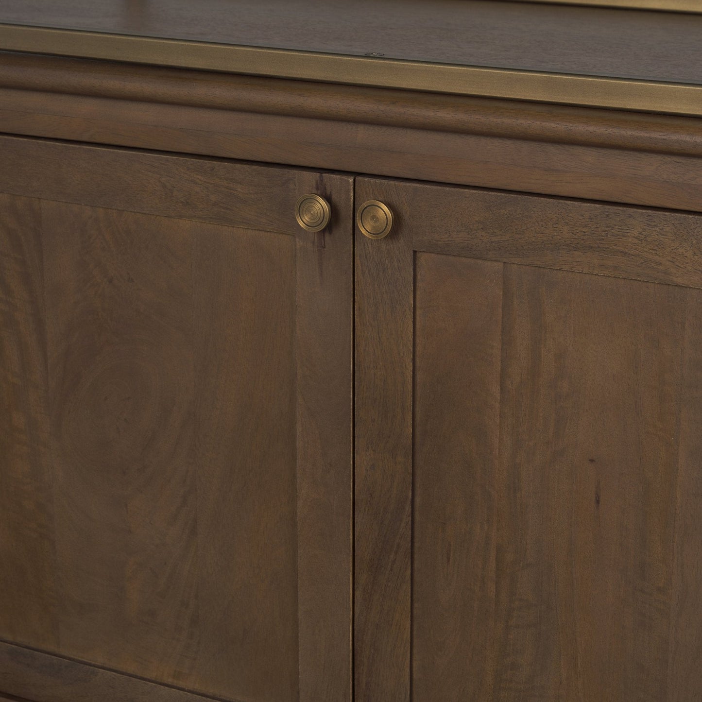 Braxton Metalic Gold Frame Shelving Unit-Etageres-Mercana-LOOMLAN