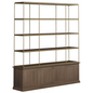 Braxton Metalic Gold Frame Shelving Unit-Etageres-Mercana-Large-LOOMLAN