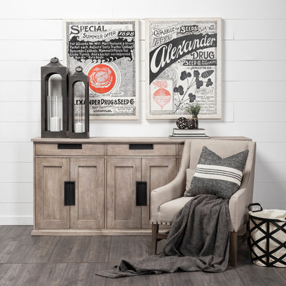 Braxton Solid Wood Sideboard