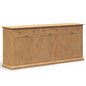 Braxton Three Drawers Wood Sideboard