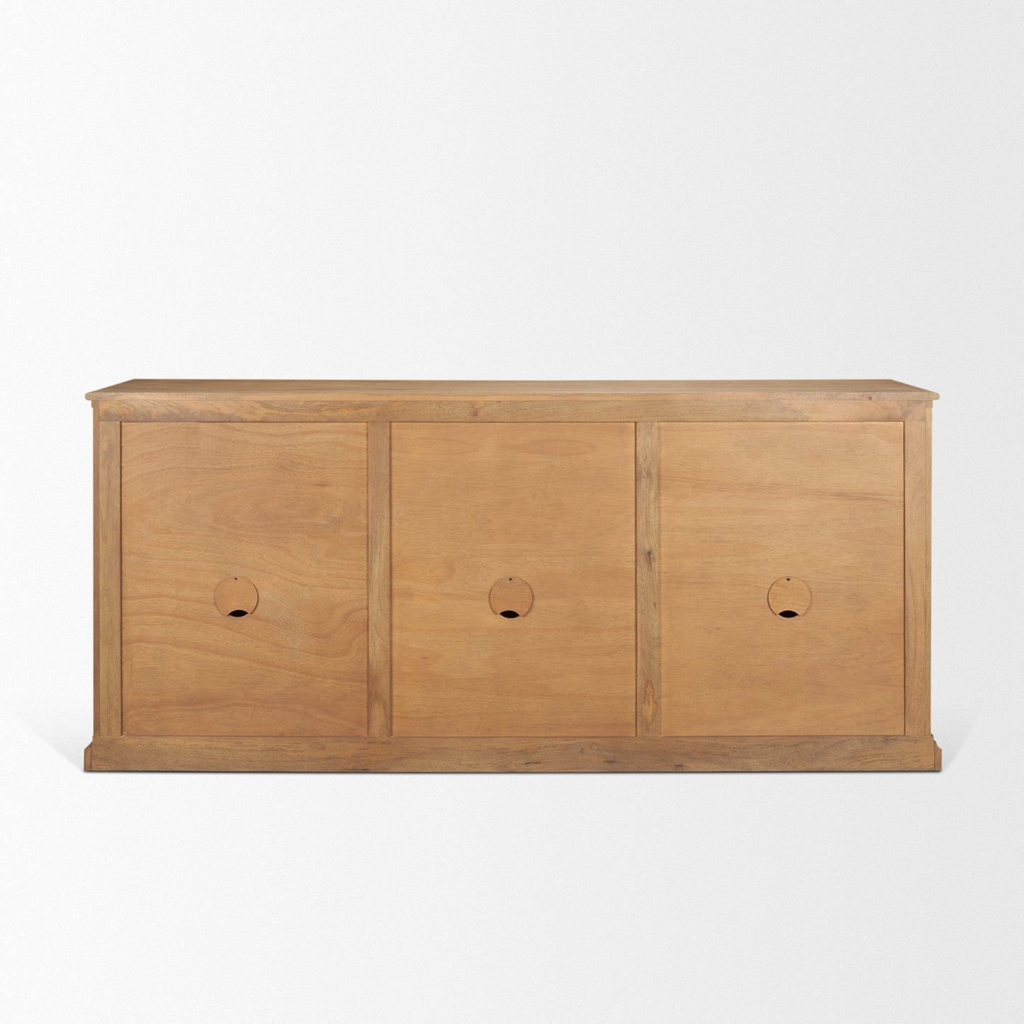 Braxton Three Drawers Wood Sideboard