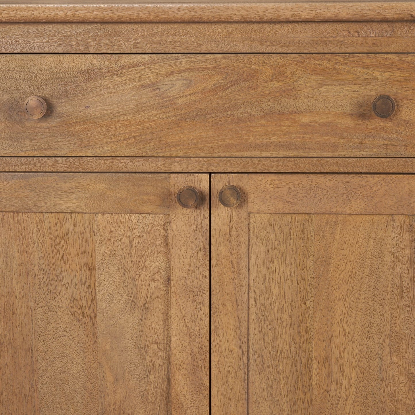 Braxton Three Drawers Wood Sideboard
