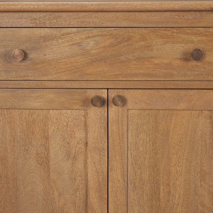 Braxton Three Drawers Wood Sideboard