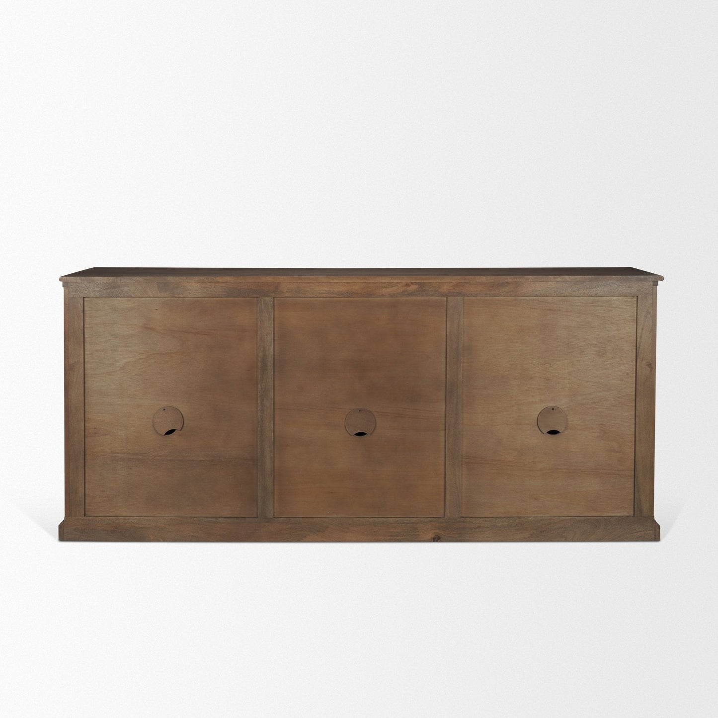 Braxton Three Drawers Wood Sideboard