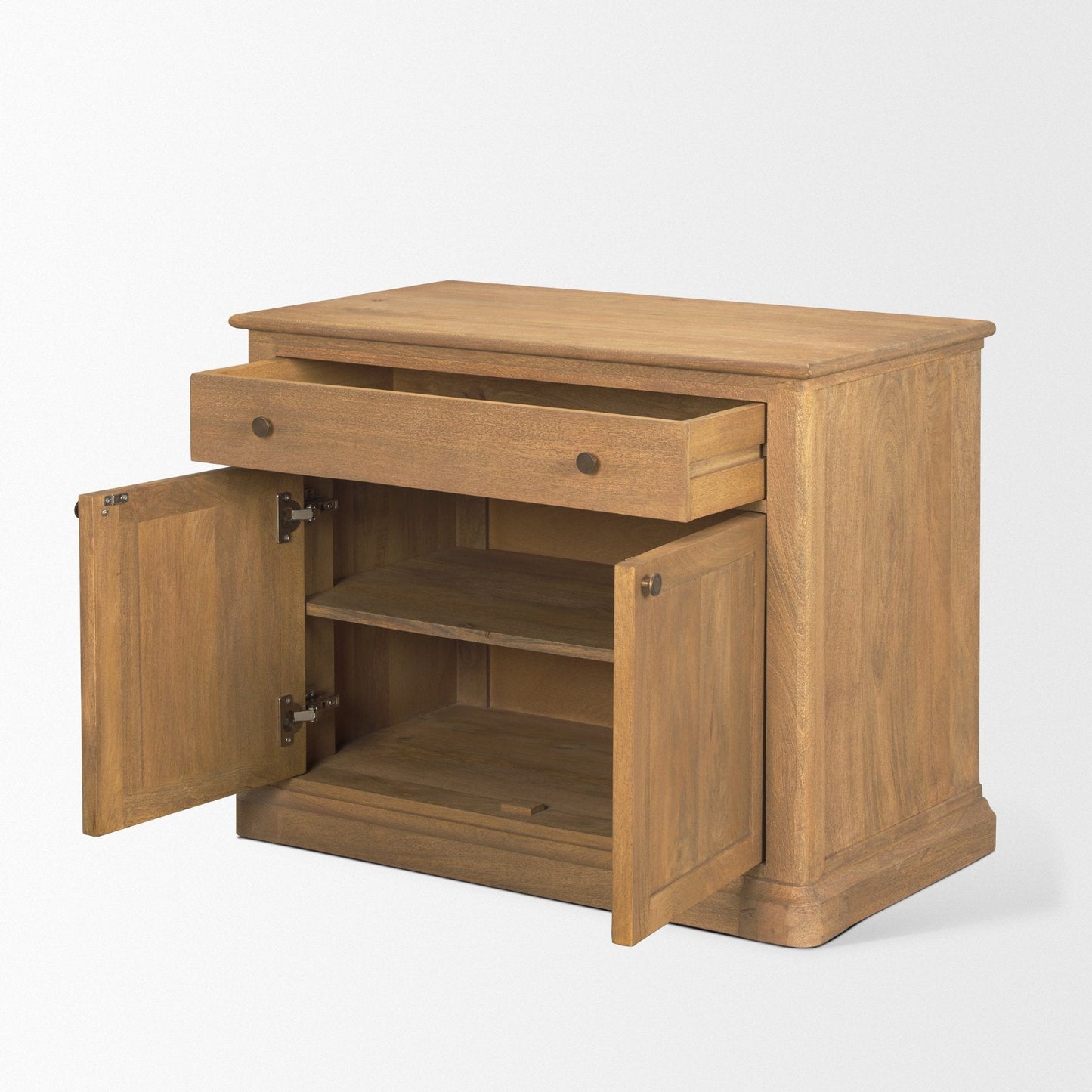 Braxton Two Doors Wooden Accent Cabinet