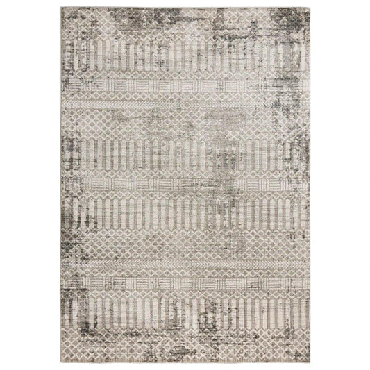 Braz Geometric Natural Area Rugs For Living Room - LOOMLAN - LOOMLAN - Area Rugs
