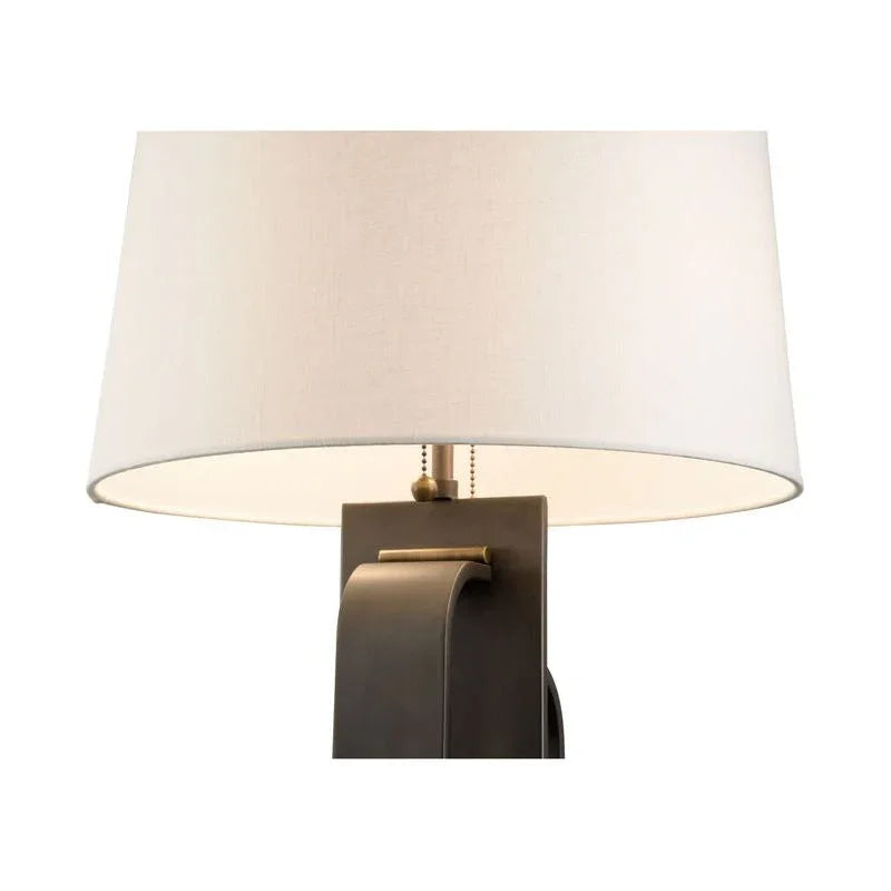 Brazing Antique Brass Made Table Lamp - LOOMLAN - Wildwood - Table Lamps