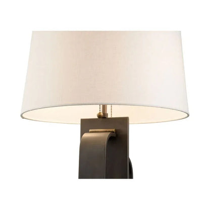 Brazing Antique Brass Made Table Lamp - LOOMLAN - Wildwood - Table Lamps
