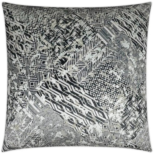Brea Abstract Grey Large Throw Pillow Insert - LOOMLAN - D.V. Kap - Throw Pillows