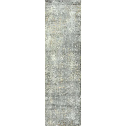 Brem Scroll Gray Large Area Rugs For Living Room - LOOMLAN - LOOMLAN - Area Rugs
