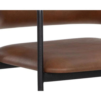 Brenan Leather Counter Stool - LOOMLAN - SUNPAN - Counter Stools