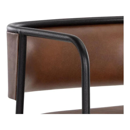 Brenan Leather Counter Stool - LOOMLAN - SUNPAN - Counter Stools