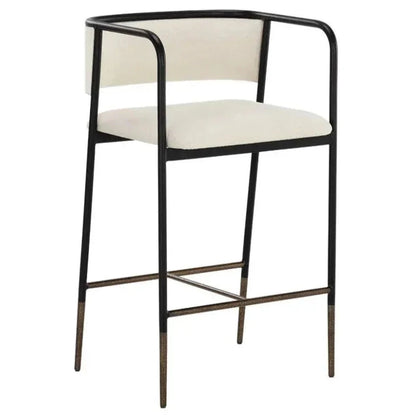 Brenan Leather Counter Stool - LOOMLAN - SUNPAN - Counter Stools
