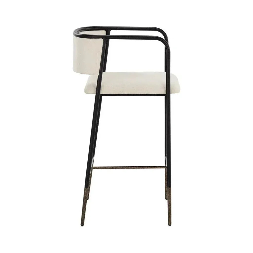 Brenan Leather Counter Stool - LOOMLAN - SUNPAN - Counter Stools