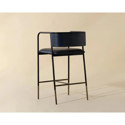 Brenan Leather Counter Stool - LOOMLAN - SUNPAN - Counter Stools