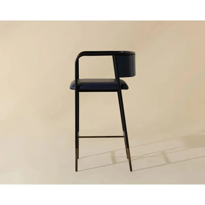 Brenan Leather Counter Stool - LOOMLAN - SUNPAN - Counter Stools