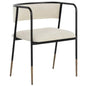Brenan Leather Dining Armchair - LOOMLAN - SUNPAN - Dining Chairs