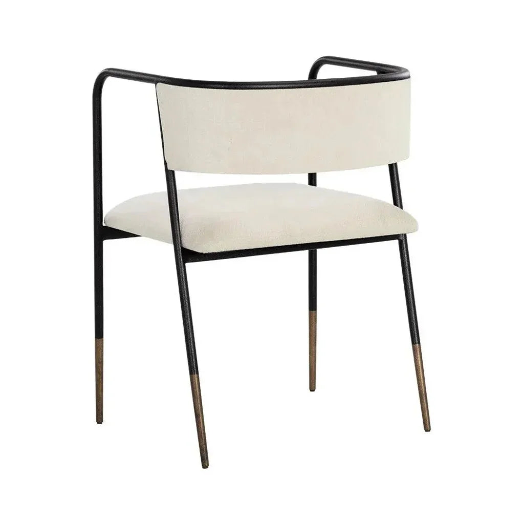 Brenan Leather Dining Armchair - LOOMLAN - SUNPAN - Dining Chairs
