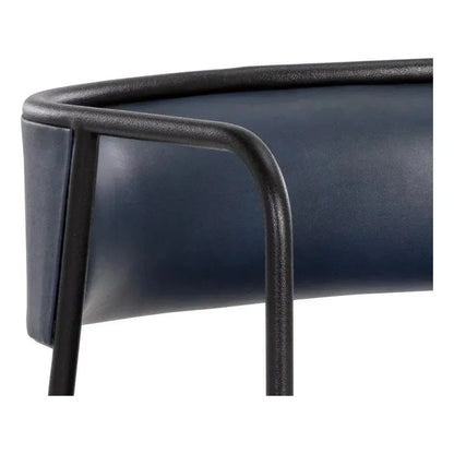 Brenan Leather Dining Armchair - LOOMLAN - SUNPAN - Dining Chairs