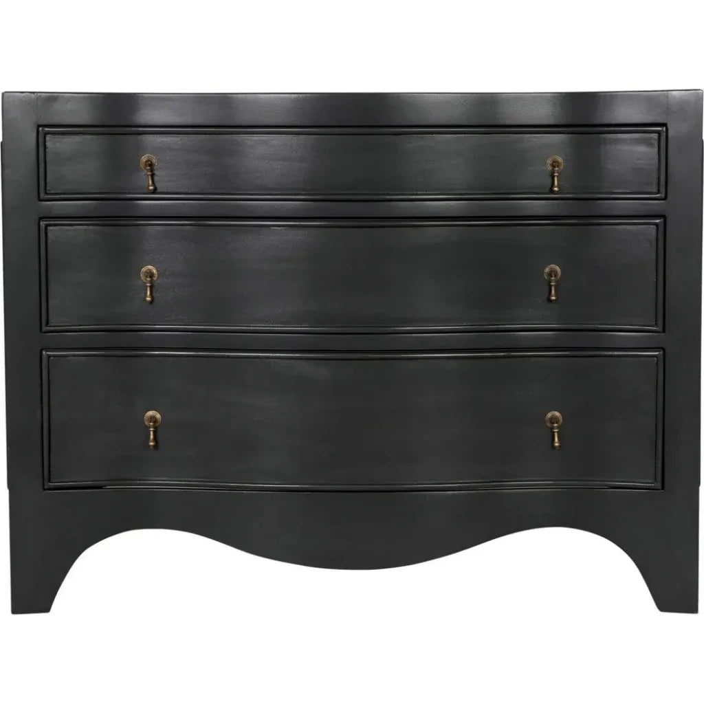 Brentford Wood Black Dresser - LOOMLAN - Noir - Dressers