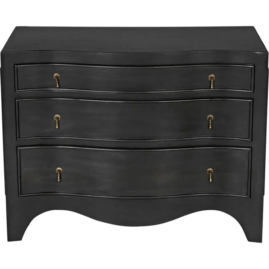 Brentford Wood Black Dresser - LOOMLAN - Noir - Dressers