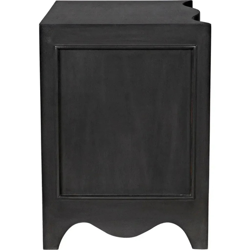 Brentford Wood Black Dresser - LOOMLAN - Noir - Dressers