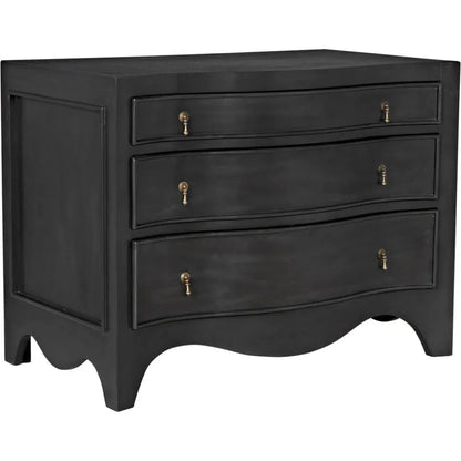 Brentford Wood Black Dresser - LOOMLAN - Noir - Dressers