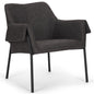 Brently Black Fabric Accent Chair