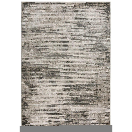 Bret Abstract Gray Area Rugs For Living Room - LOOMLAN - LOOMLAN - Area Rugs