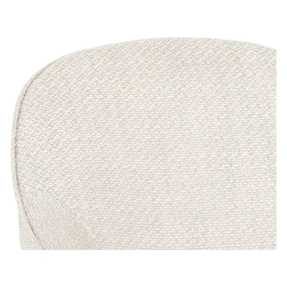 Bretta Leather Swivel Armless Dining Chair - LOOMLAN - SUNPAN - Dining Chairs