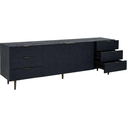 Breu Modern Black Buffet Credenza - LOOMLAN - Moe's Home - Sideboards