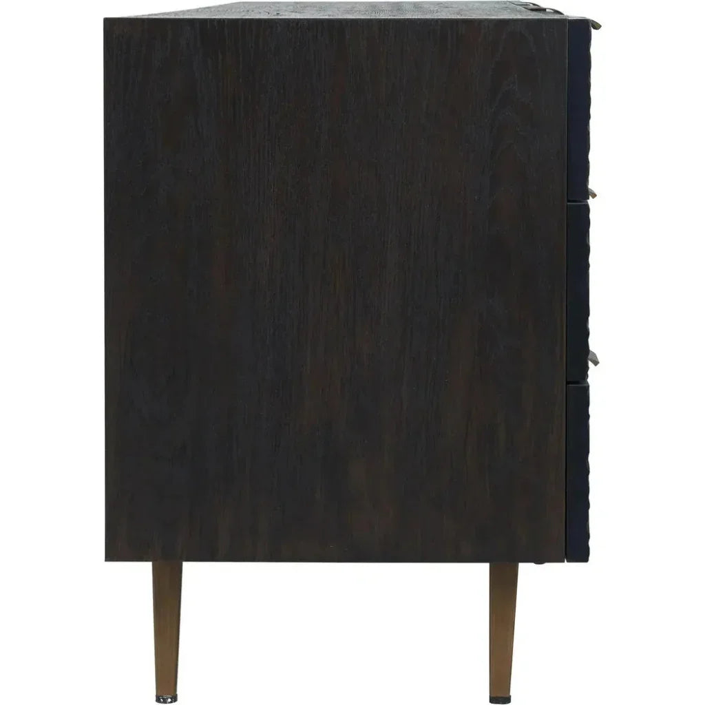 Breu Modern Black Buffet Credenza - LOOMLAN - Moe's Home - Sideboards