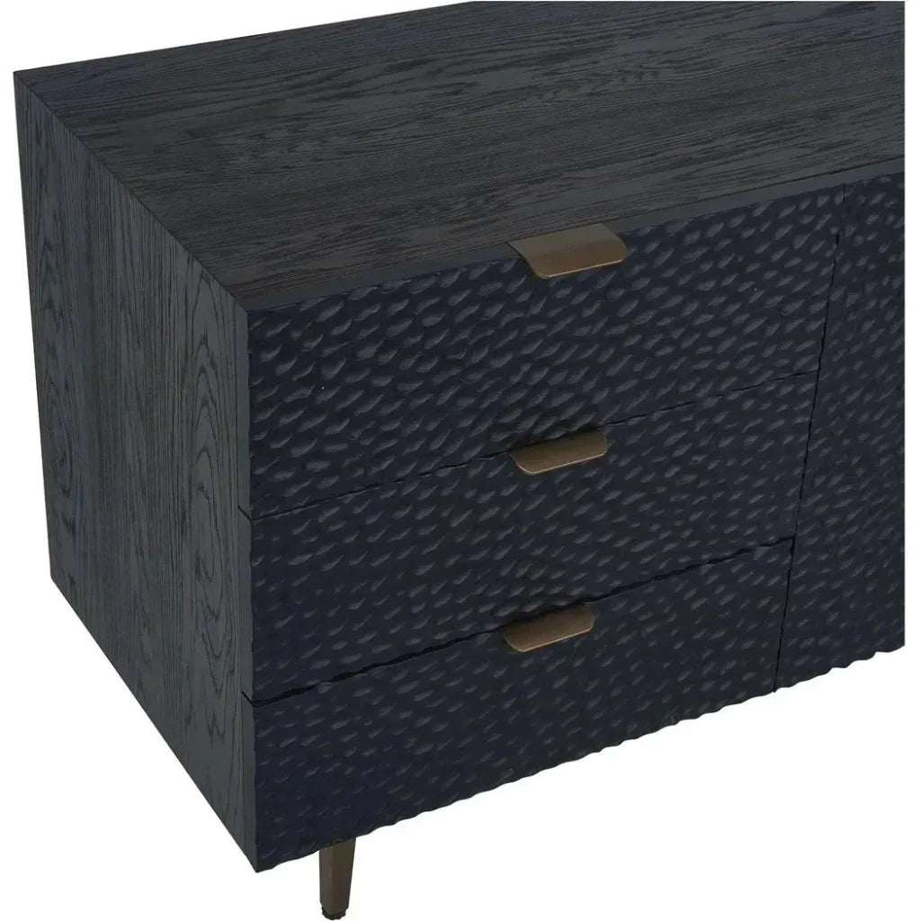 Breu Modern Black Buffet Credenza - LOOMLAN - Moe's Home - Sideboards