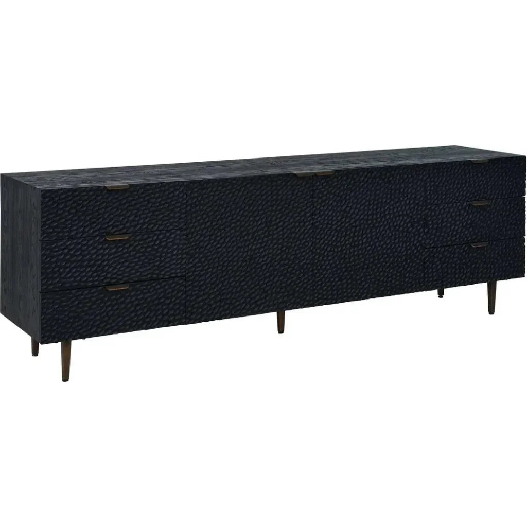 Breu Modern Black Buffet Credenza - LOOMLAN - Moe's Home - Sideboards