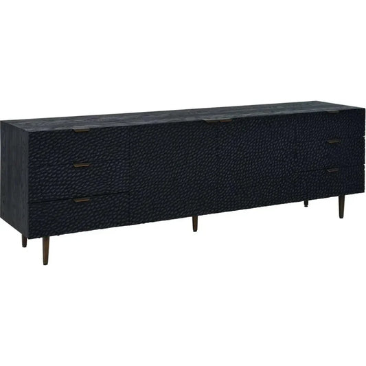 Breu Modern Black Buffet Credenza - LOOMLAN - Moe's Home - Sideboards