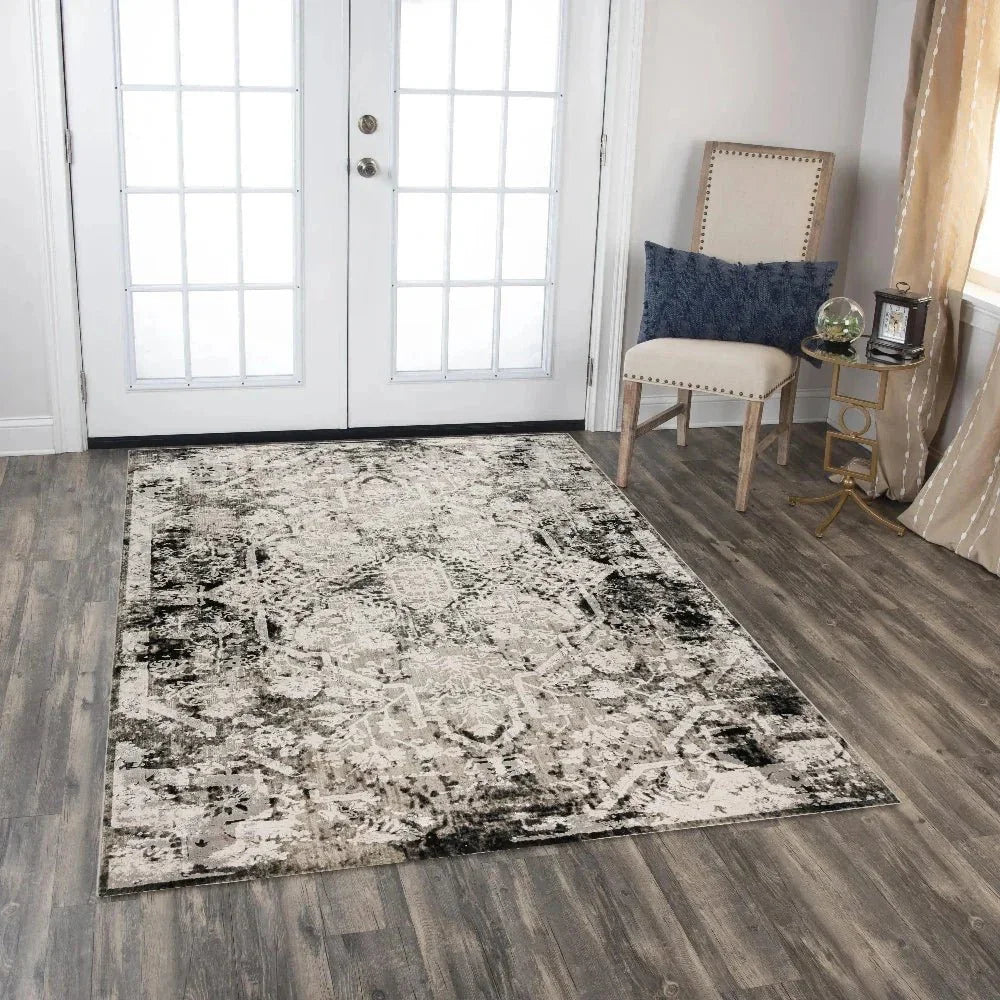Bria Medallion Natural Area Rugs For Living Room - LOOMLAN - LOOMLAN - Area Rugs
