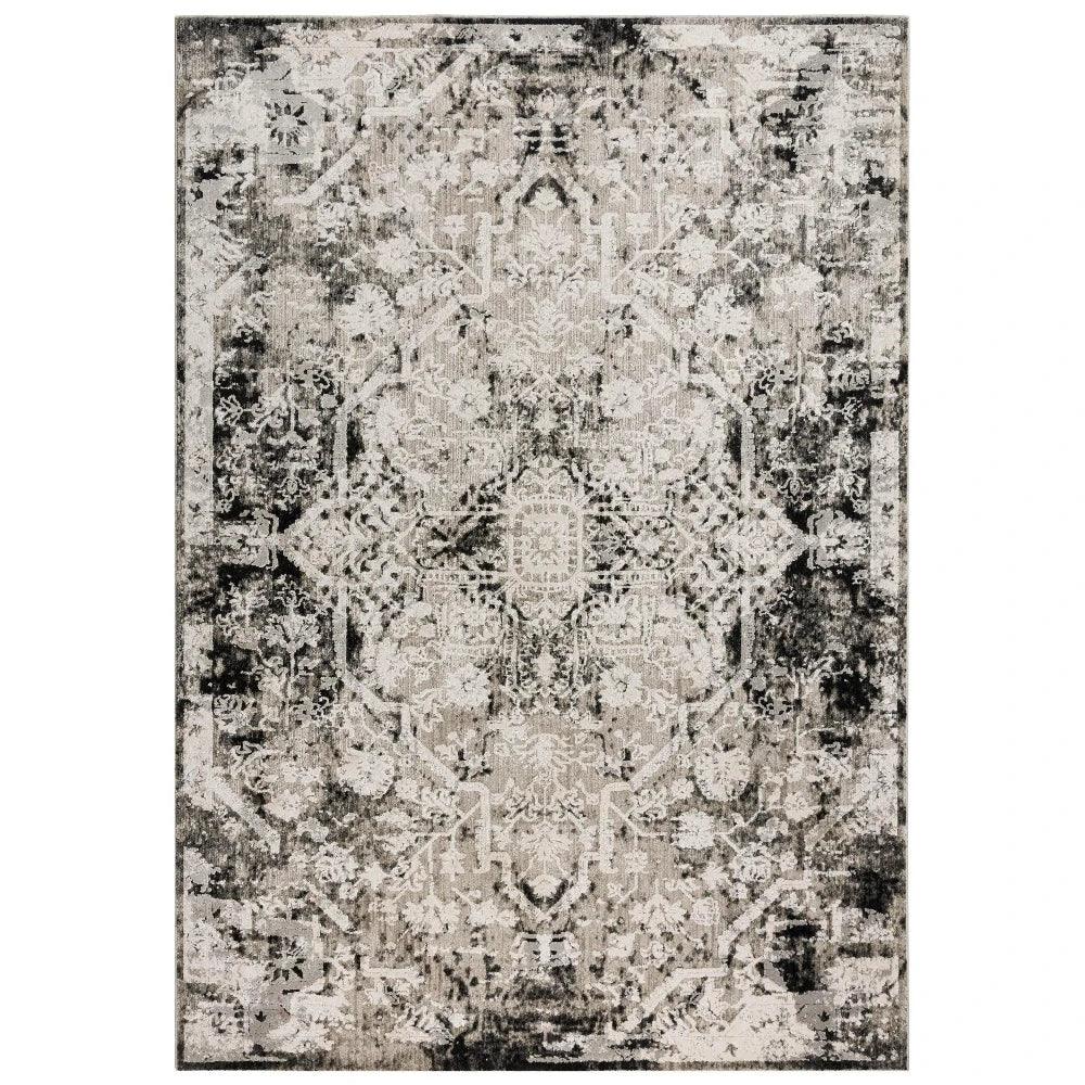 Bria Medallion Natural Area Rugs For Living Room - LOOMLAN - LOOMLAN - Area Rugs