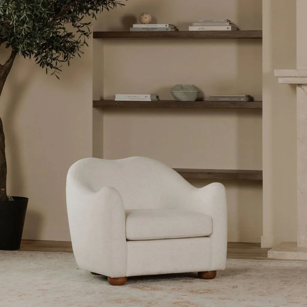 Bria Removable Cushion Accent Chair - LOOMLAN - Moe's Home - Club Chairs