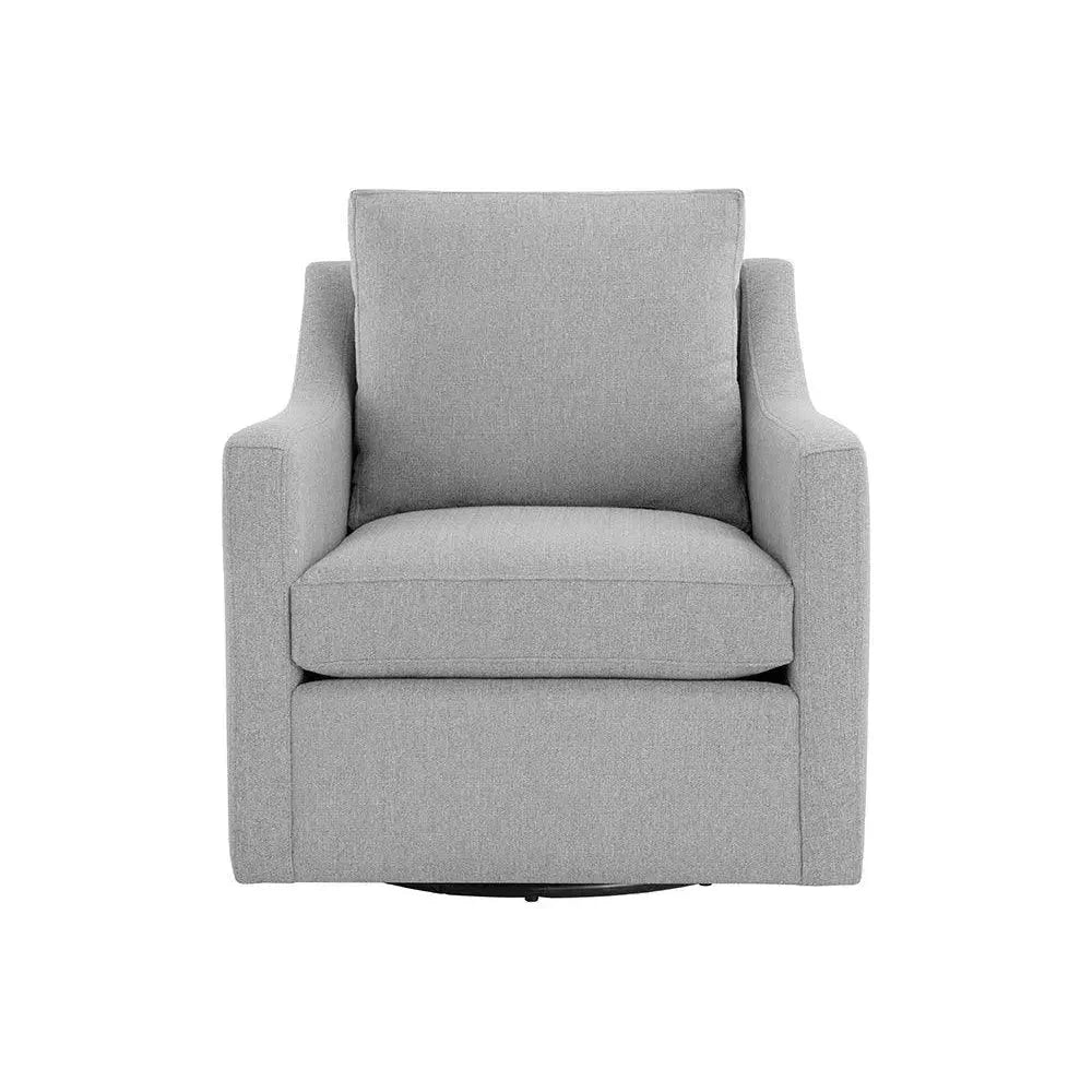 Brianna Fabric Swivel Lounge Chair - LOOMLAN - SUNPAN - Club Chairs