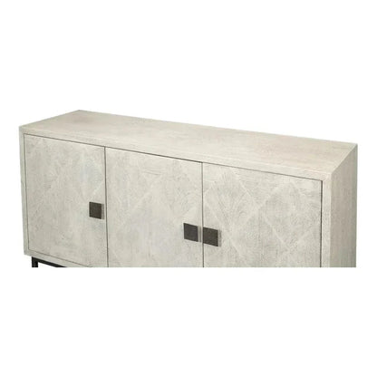 Bricka Three Door Credenza for Dining Room - LOOMLAN - Sarreid - Sideboards