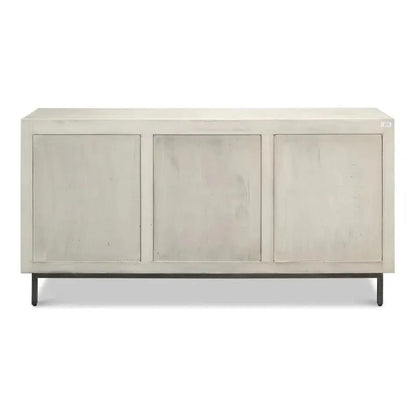 Bricka Three Door Credenza for Dining Room - LOOMLAN - Sarreid - Sideboards