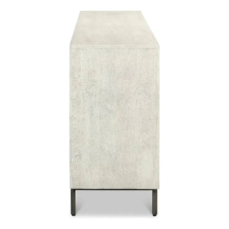 Bricka Three Door Credenza for Dining Room - LOOMLAN - Sarreid - Sideboards