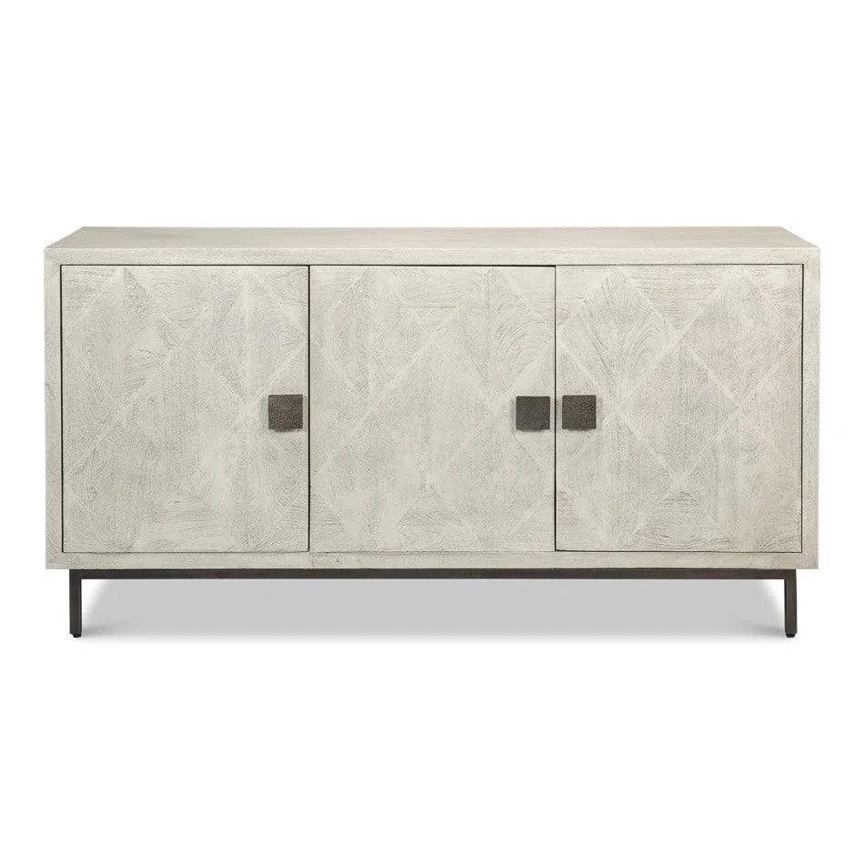 Bricka Three Door Credenza for Dining Room - LOOMLAN - Sarreid - Sideboards