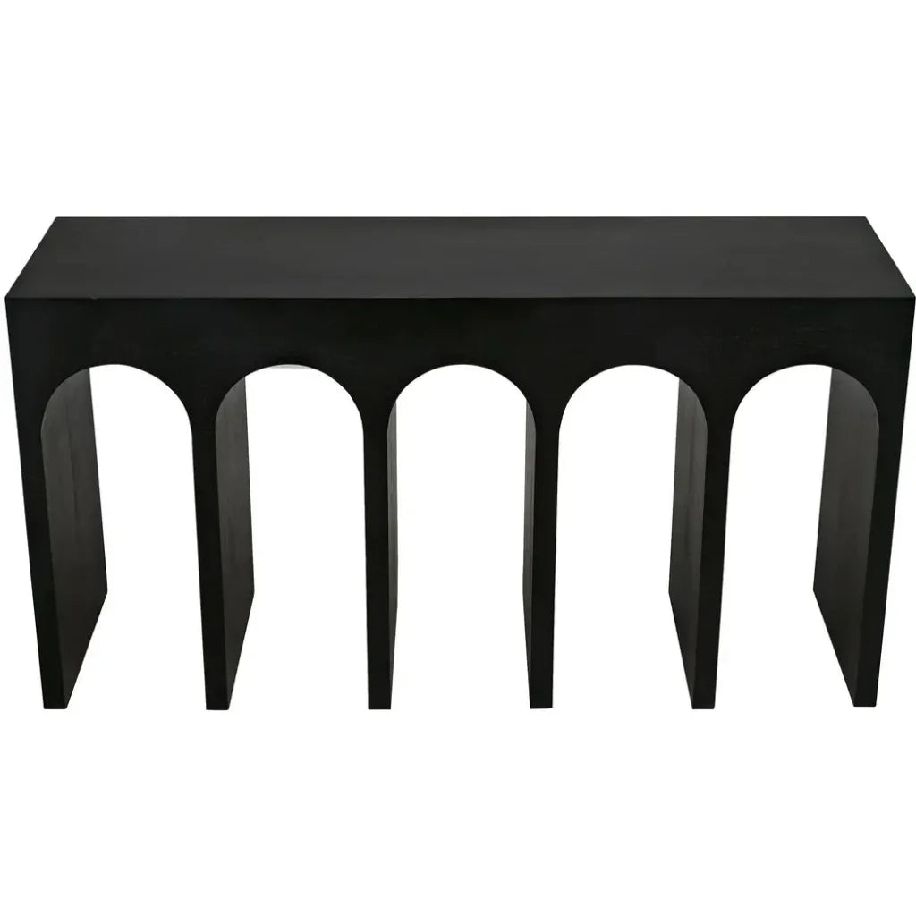 Bridge Rectangular Wood Console Table