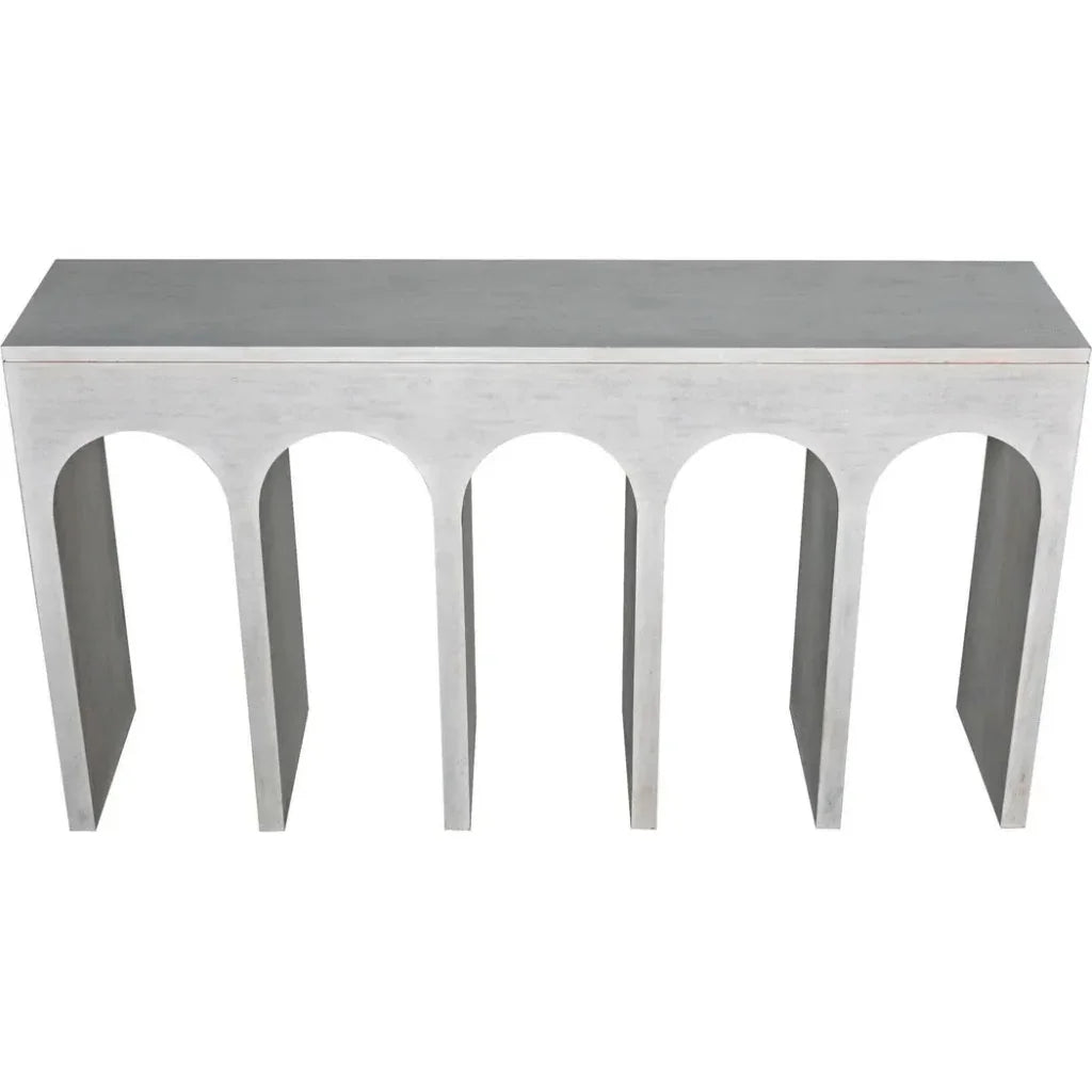 Bridge Rectangular Wood Console Table