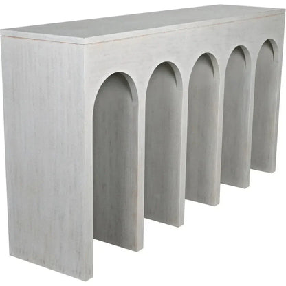 Bridge Rectangular Wood Console Table