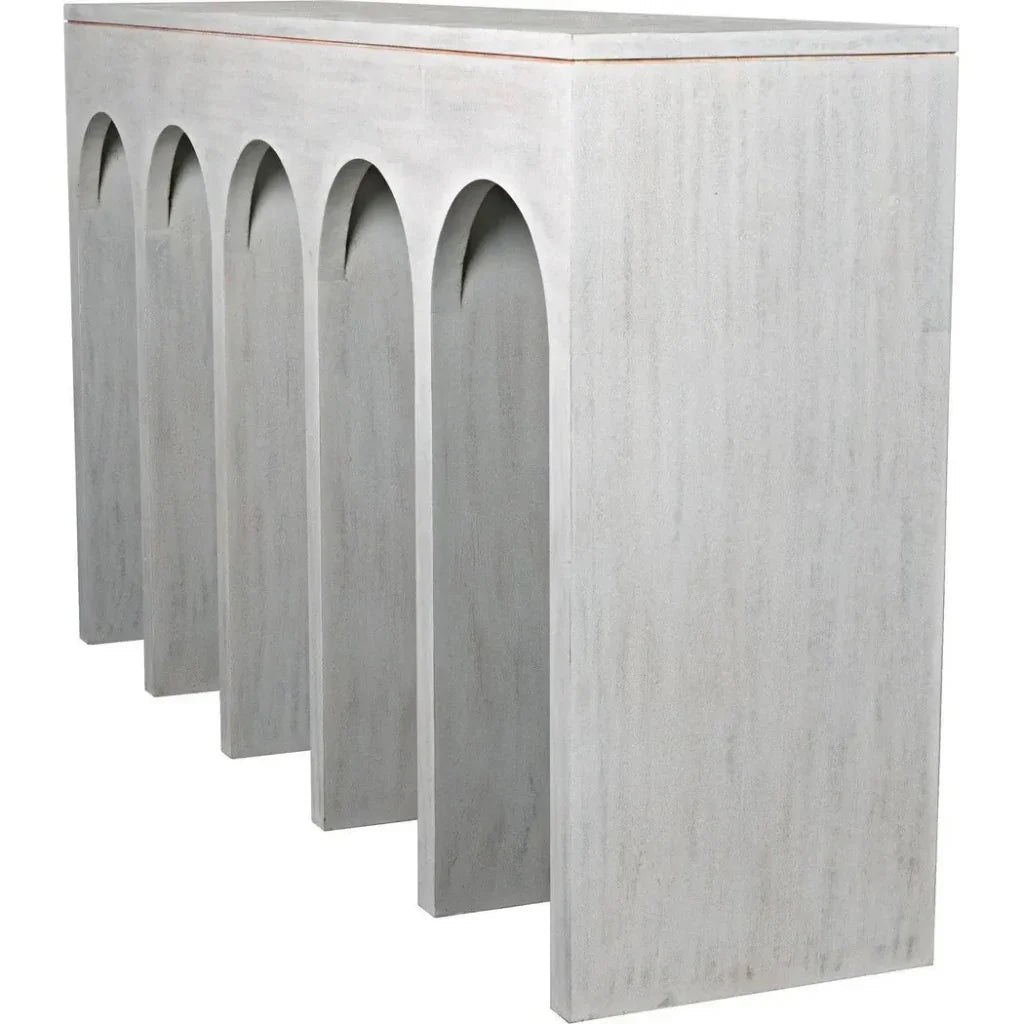 Bridge Rectangular Wood Console Table